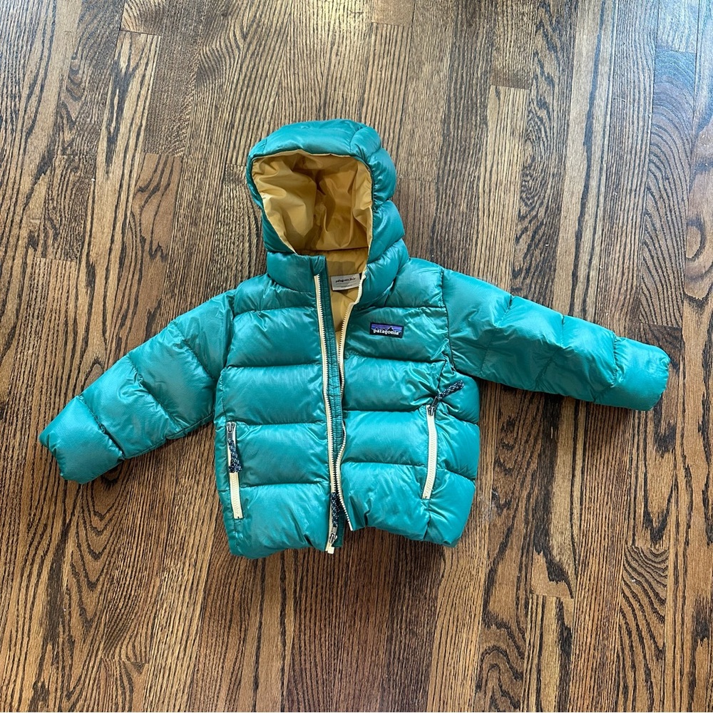 Patagonia HiLoft Down Puffer Coat 2T Conifer Green